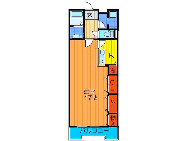 プリンスコート新高の物件間取画像